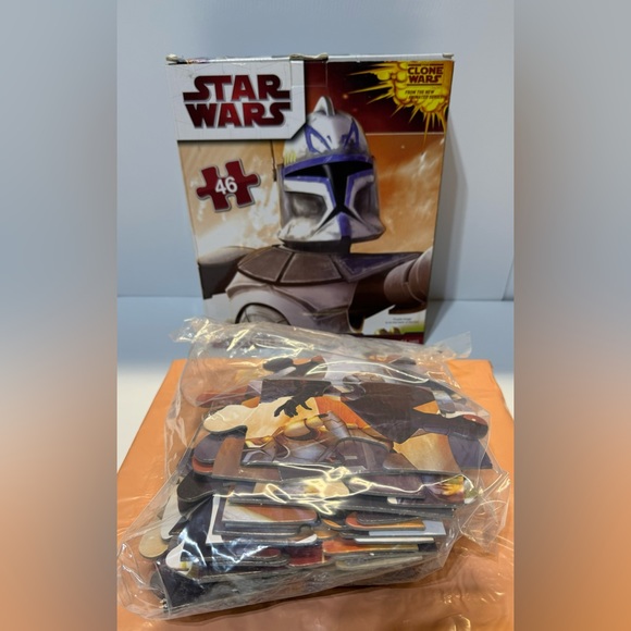 NIOB! Star Wars The Clone Wars 3’ Floor Puzzle 36”x24” 46 Piece Puzzle - Picture 3 of 4
